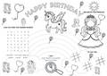 Birthday Activity Sheet